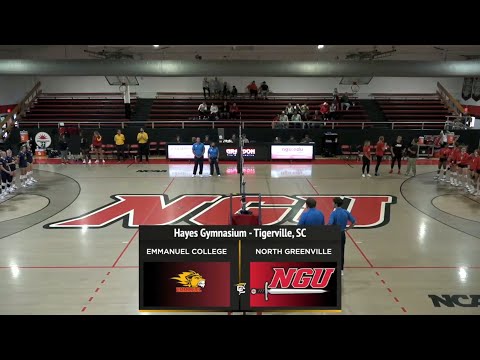 North Greenville vs. Emmanuel - NGU Women's Volleyball 2022