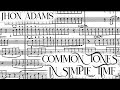 John Adams - Common Tones in Simple Time (1979-1980) Score