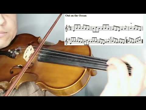 Out of the Ocean - Trad Irish Fiddle - Study with Sheet Music - #irishmusic #irishfiddle #fiddle