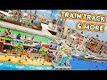 LEGO City Train Track Installed! Amusement Park & Residential Moved! More Roads