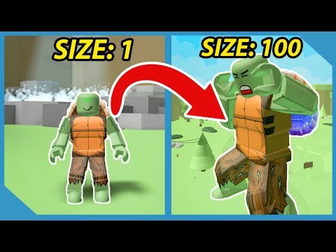 Becoming The Biggest Turtle in Roblox Turtle Simulator