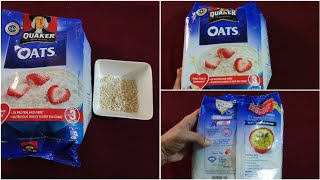 Quaker Oats Review | Best Oats In India.