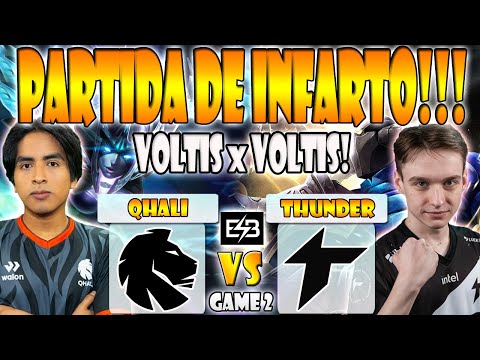 THUNDER AWAKEN VS QHALI BO3[GAME 2]ELIMINACIÓN-KNIGHT VS ROBOZ-QUALIFIER SA THE INTERNATIONAL 12-ESB