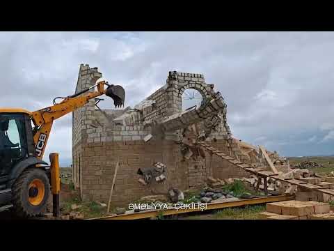 Fövqəladə Hallar Nazirliyi tərəfindən qanunsuz tikililər sökülüb