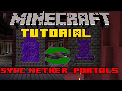 Netherportale verbinden / synchronisieren - 1.13 - 1.17 - Minecraft Tutorial