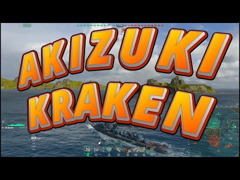 102k Damage Kraken AKIZUKI | Epic CV Kill & Top Team Victory | World of Warships Gameplay