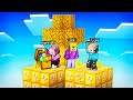 ZU DRITT Auf EINER LUCKY BLOCK Insel Überleben In Minecraft