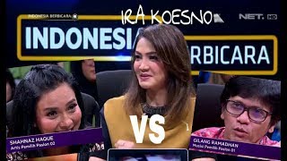Download lagu ARTIS 02 VS ARTIS 01, SHAHNAZ HAQUE & GILANG RAMADHAN, INDONESIA BERBICARA ' IRA KOESNO ' mp3
