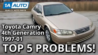 Top 5 Problems Toyota Camry Sedan 4th Generation 1997-2001