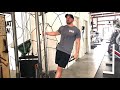Between The Legs Cable Single Arm Lateral Raise
