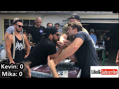 Kevin Polacek vs Mika S Armwrestling
