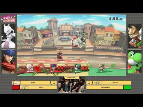 DBA 6 - Hakii + Slaps vs YellowRello + JaySon - Losers Finals Smash 4