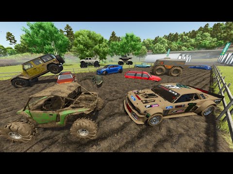 Racing on Muddy Racetrack with Random Cars