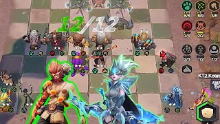 連勝から医療キットで６ビースト６ハンター オートチェス AutoChess プレイ動画