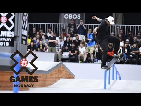 Felipe Gustavo wins Men’s Skateboard Street bronze | X Games Norway 2018