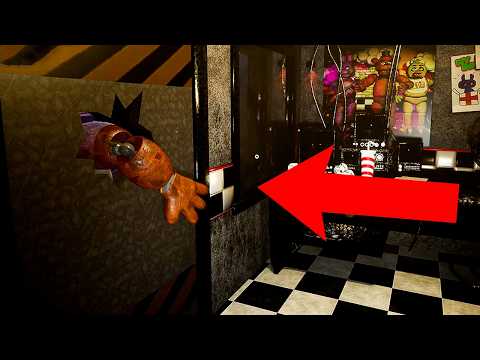 FREDDY PUNCHED THROUGH THE OFFICE DOOR