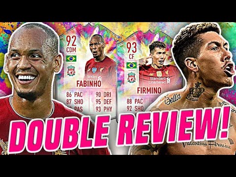 LIVERPOOL GODS? SUMMER HEAT 92 RATED FABINHO AND 93 RATED FIRMINO REVIEW - FIFA 20 ULTIMATE TEAM