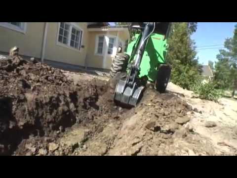 AVANT Multipurpose Loader, Type 420 with Mini digger Attachment