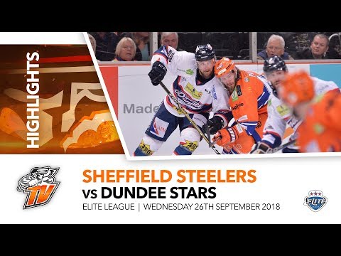 Sheffield Steelers v Dundee Stars - EIHL - 26th September 2018