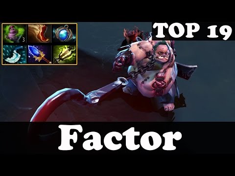 Dota 2 - Factor Top 19 Pudge in Dotabuff vol 14 - Ranked Match Gameplay