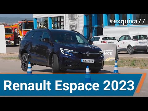 Renault Espace 2024 – Maniobra de esquiva (moose test) y eslalon | km77.com
