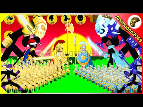 NEW Stick Figure XIPHOS EXCALIBUR vs SPEAROS ROYAL FINAL BOSS | Stick War Legacy Mod | Animugen2048