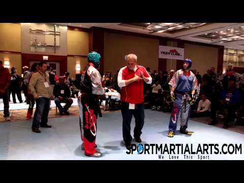 Ryan George v Ross Levine - Team Sparring - AKA Grand Nationals 2014