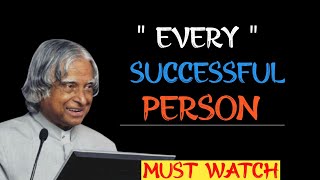 Every successful person crossed a bridge | Apj abdul kalam motivational quotes | supreet_v