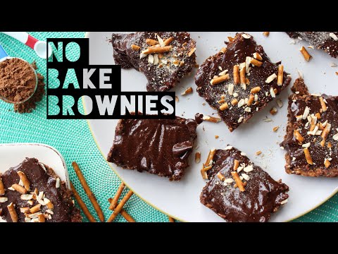 Healthy Brownie Recipe | How To Make No Bake Healthy Chocolate Brownies