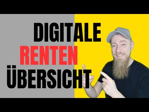 Digitale Rentenübersicht
