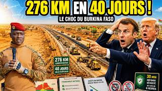 Ibrahim Traoré Burkina Faso latest news : 276 km en 40 jours, le chantier qui choque l’Afrique