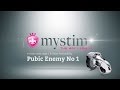 Клітка для члена з електростимуляцією Mystim Pubic Enemy No 1 - Gold Edition