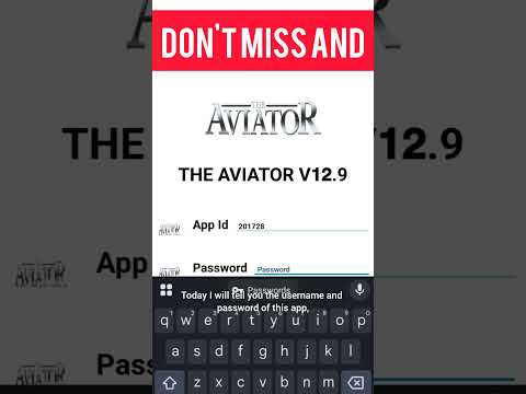 AVIATOR PREDICTOR V12.9 ID, Password and activation code revealed