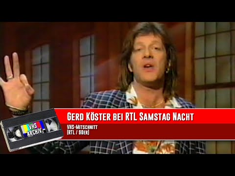 Gerd Köster bei RTL Samstag Nacht (90er)