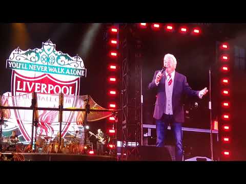 Gerry Marsden and Take That You'll Never Walk Alone YNWA Anfield Stadium 6/6/19