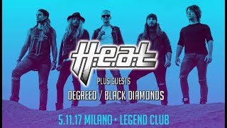 H.e.a.t - We Rule - Time On Our Side - Live In Milano 2017