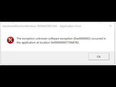«Исключение неизвестное программное исключение (0xc06d007e)»: как исправить