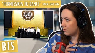 First Time Watching BTS - Permission To Dance (United Nations) | Vocal Coach Reaction (& Analysis)