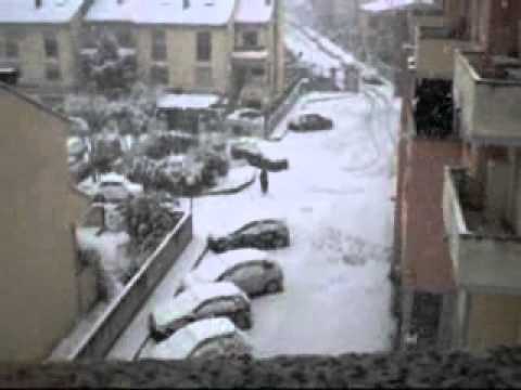 olbia la neve  2012 neve ad olbia.wmv