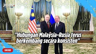 Sultan Ibrahim bertemu Presiden Putin di Kremlin, Moscow, 9 Mei 2026