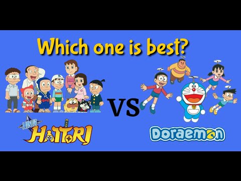 Doraemon  Vs Ninja Hattori Characters 😀