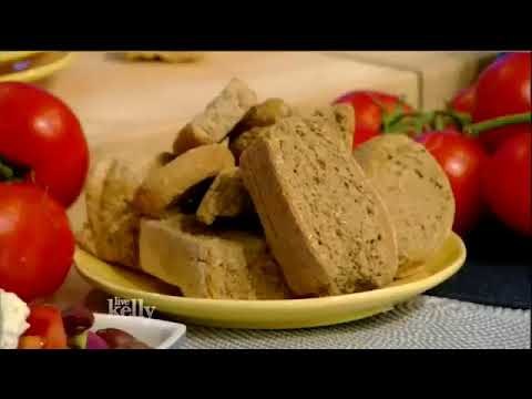 Chef Maria Loi  Cooks Salmon Souvlakia on Live with Kelly Show