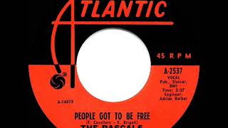 1968 HITS ARCHIVE: People Got To Be Free - Rascals (a #1 record--mono 45)