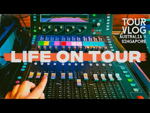 Life on Tour Mixing FOH for While She Sleeps | Australia & Singapore Arena Tour
