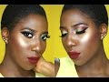 Christmas Inspired Makeup Tutorial for Dark Skin by The MakeupTales