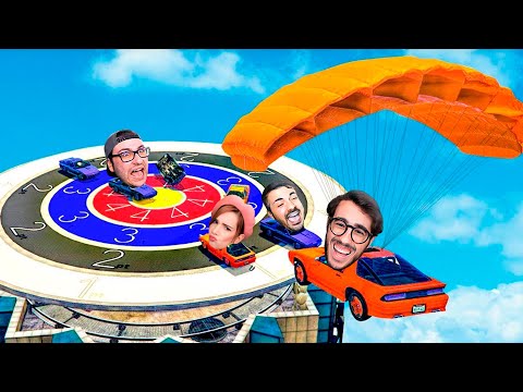 SALTI DI RIGORE CON LE AUTO VOLANTI SU GTA 5!