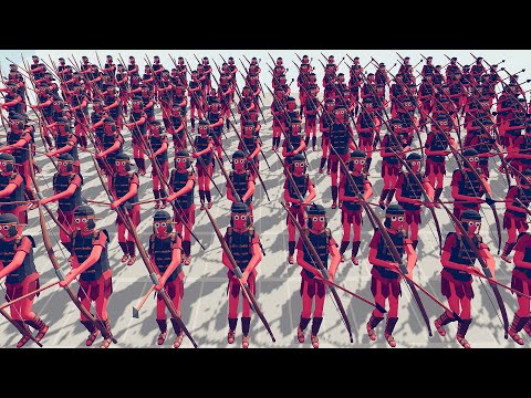 ROMAN ELITE ARCHERS VS 100X MELEE UNITS - TOTALLY ACCURATE BATTLE SIMULATOR