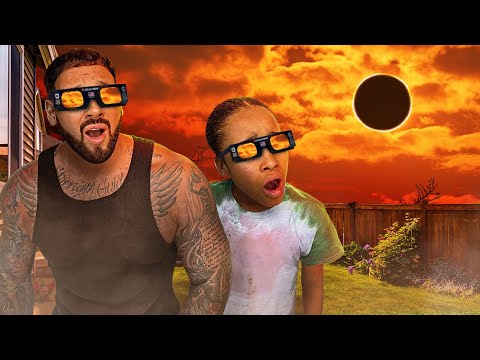 SURVIVING THE SOLAR ECLIPSE! ☀️🌗 (2024)