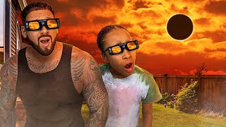 SURVIVING THE SOLAR ECLIPSE! ☀️🌗 (2024)