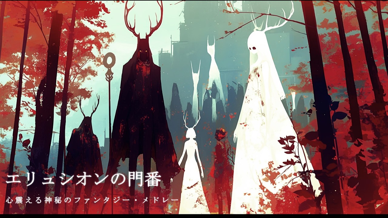 【ドイツ語歌唱】エリュシオンの門番 - 緋色の森と白き神話 | 壮大で幻想的なケルト音楽メドレー (Dark Celtic)